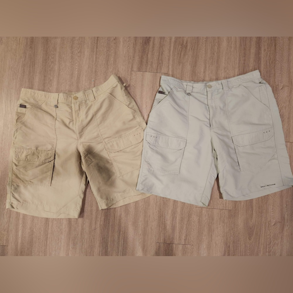 2 pairs of Columbia Omni-Shade shorts